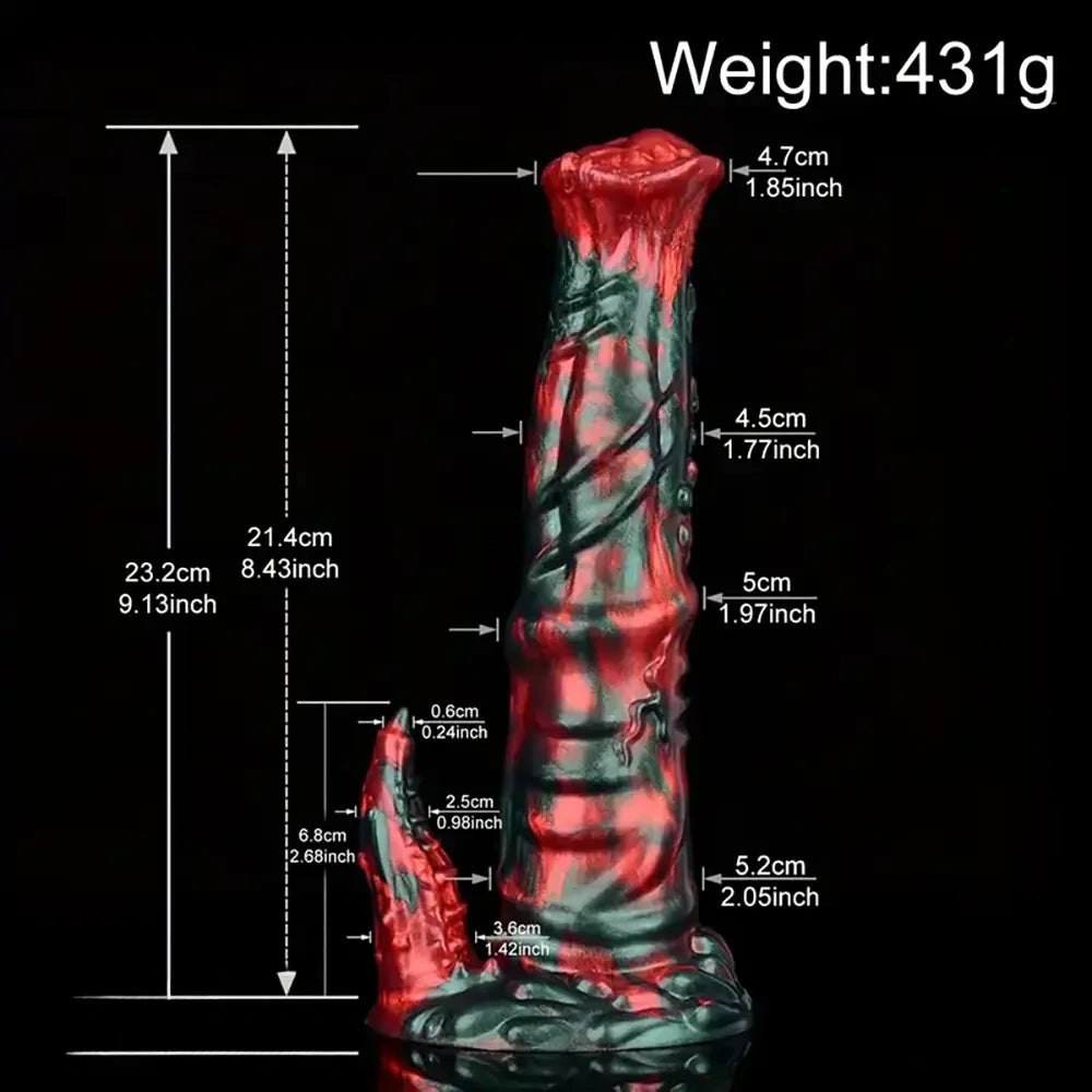 Monster Fantasy Suction Cup Dildo - G-Spot Fantasy Dildo