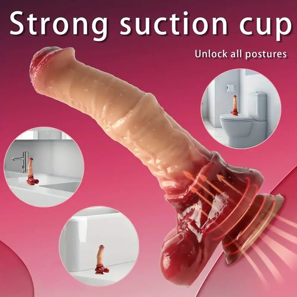 Monster Knot Horse Dildo - Big Knotted Animal Dildo