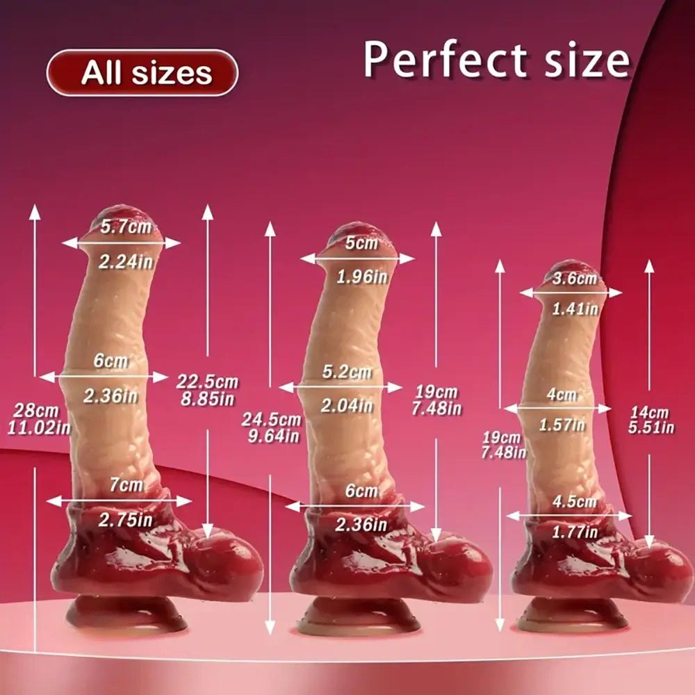 Monster Knot Horse Dildo - Big Knotted Animal Dildo