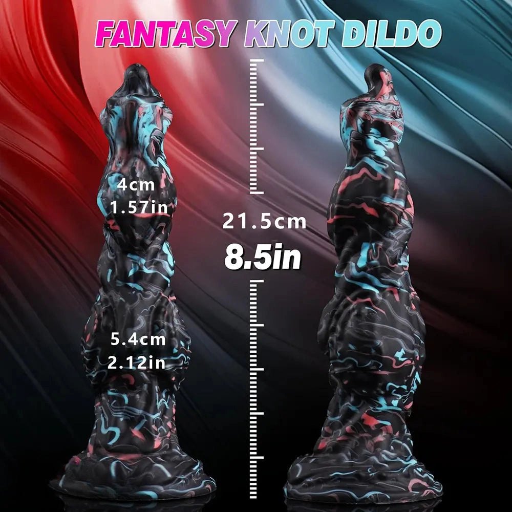 Monster Knot Fantasy Dildo - Silicone Knotted Fantasy Toy