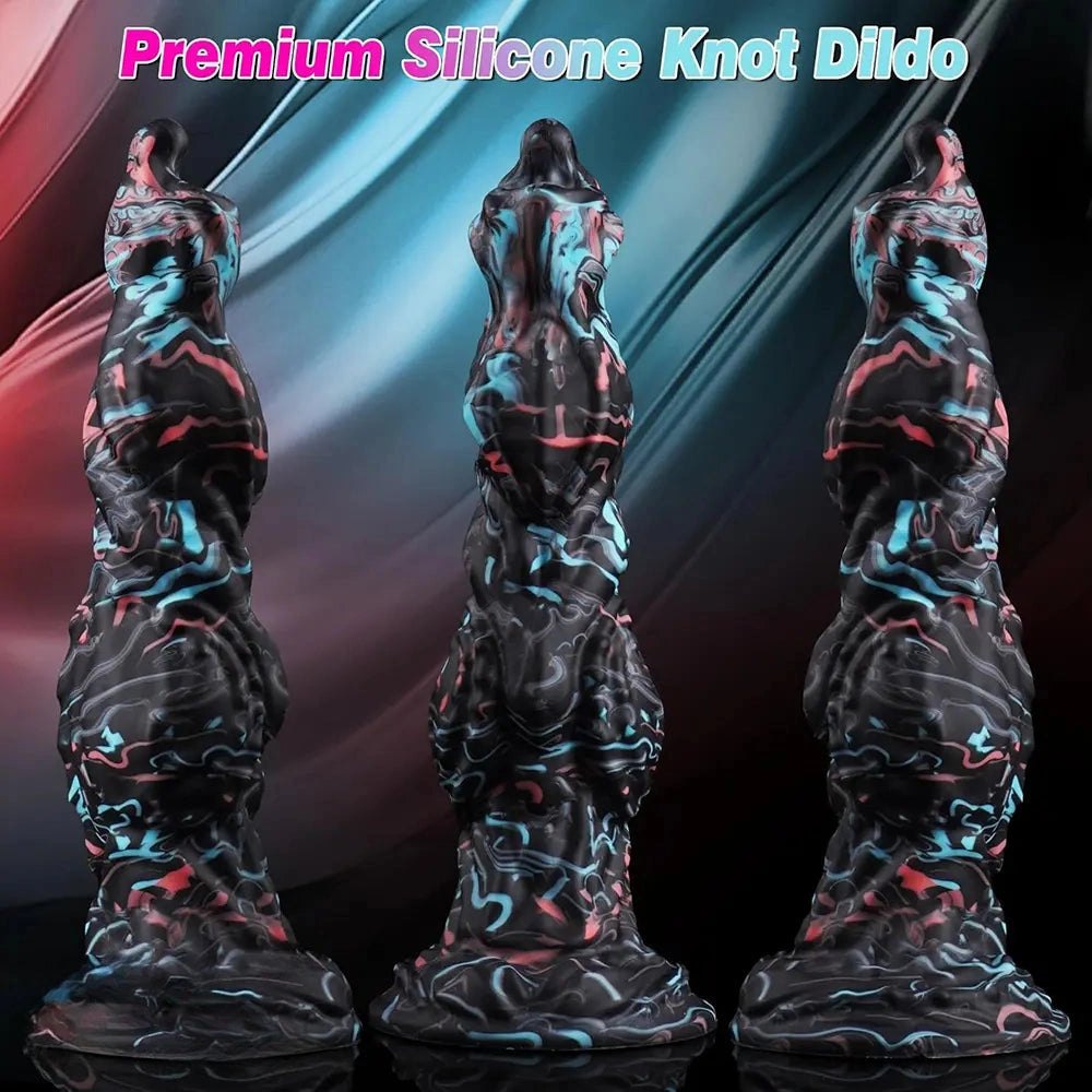 Monster Knot Fantasy Dildo - Silicone Knotted Fantasy Toy