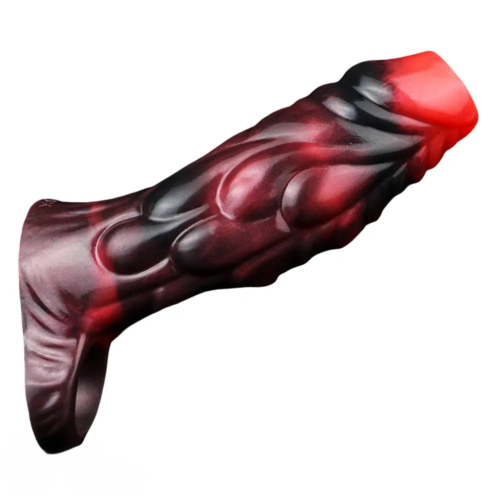 Monster Scale Sleeve Extender XL - Silicone Cock Sleeve