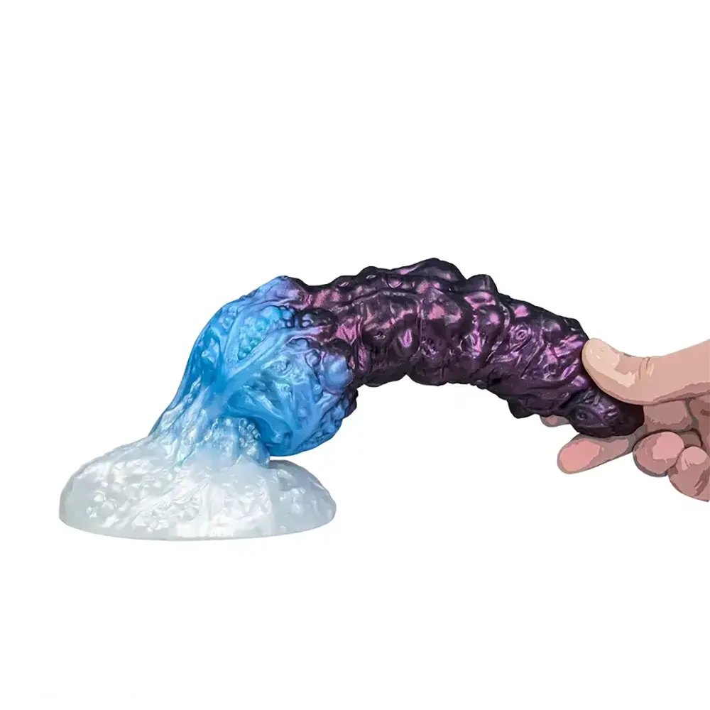 Monster Tentacle Fantasy Dildo 9.8in - Silicone Monster Dildo