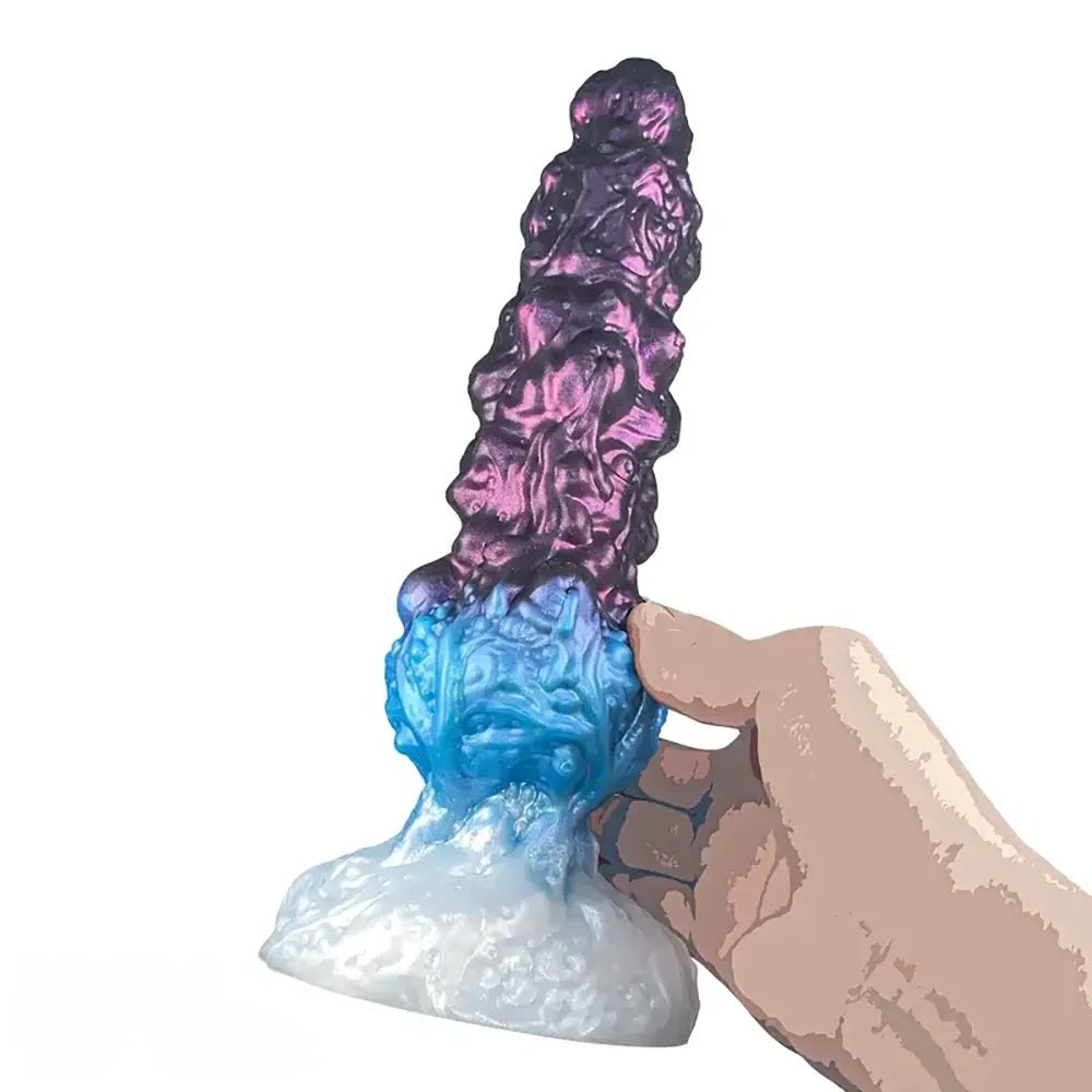 Monster Tentacle Fantasy Dildo 9.8in - Silicone Monster Dildo