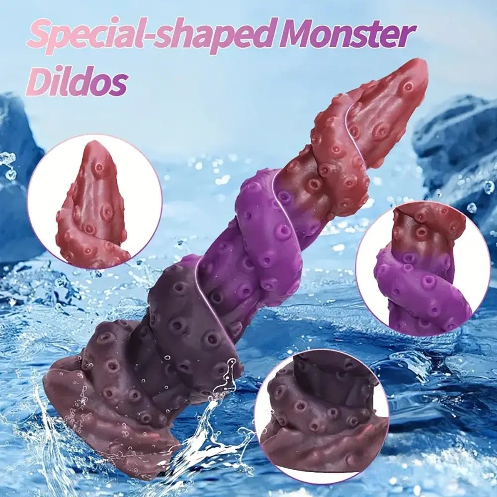 Monster Spiral Fantasy Dildo - Tentacle Fantasy Dildo