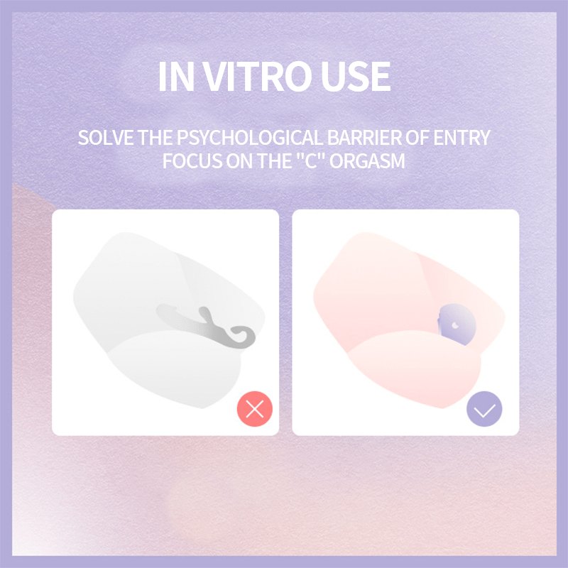 Moon Shape Suction Vibrator - Clit Sucking Toy