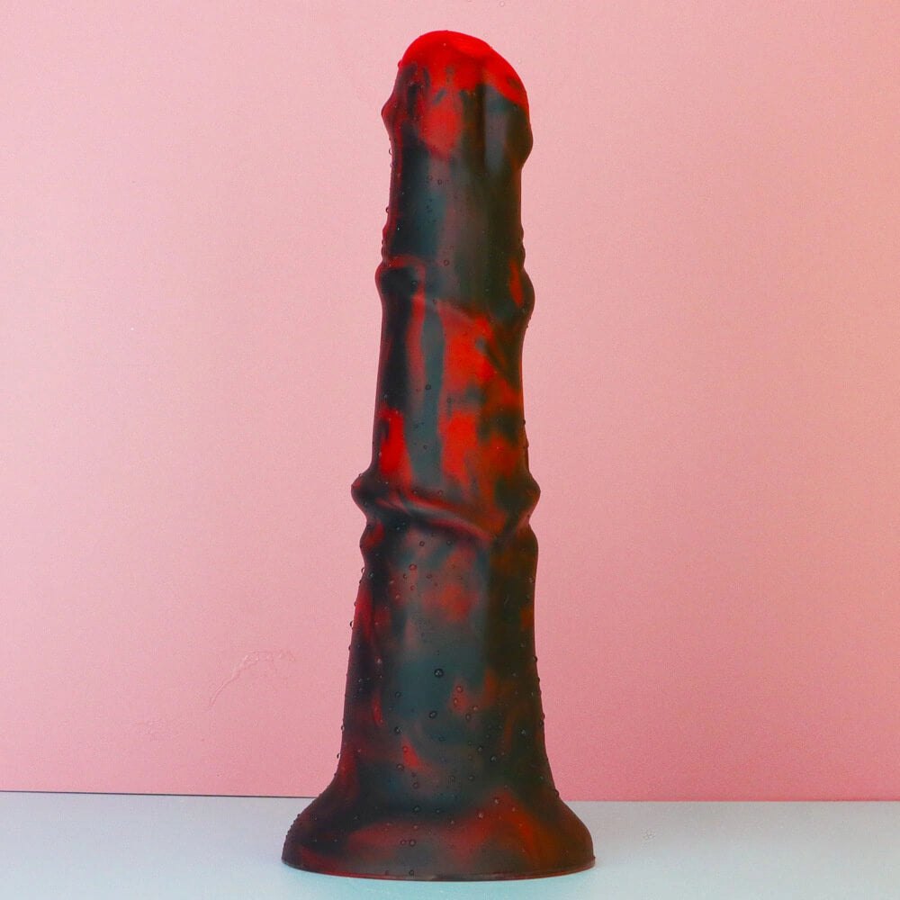 Multi-Color Long Silicone Dildo - Colorful Fantasy Dildo