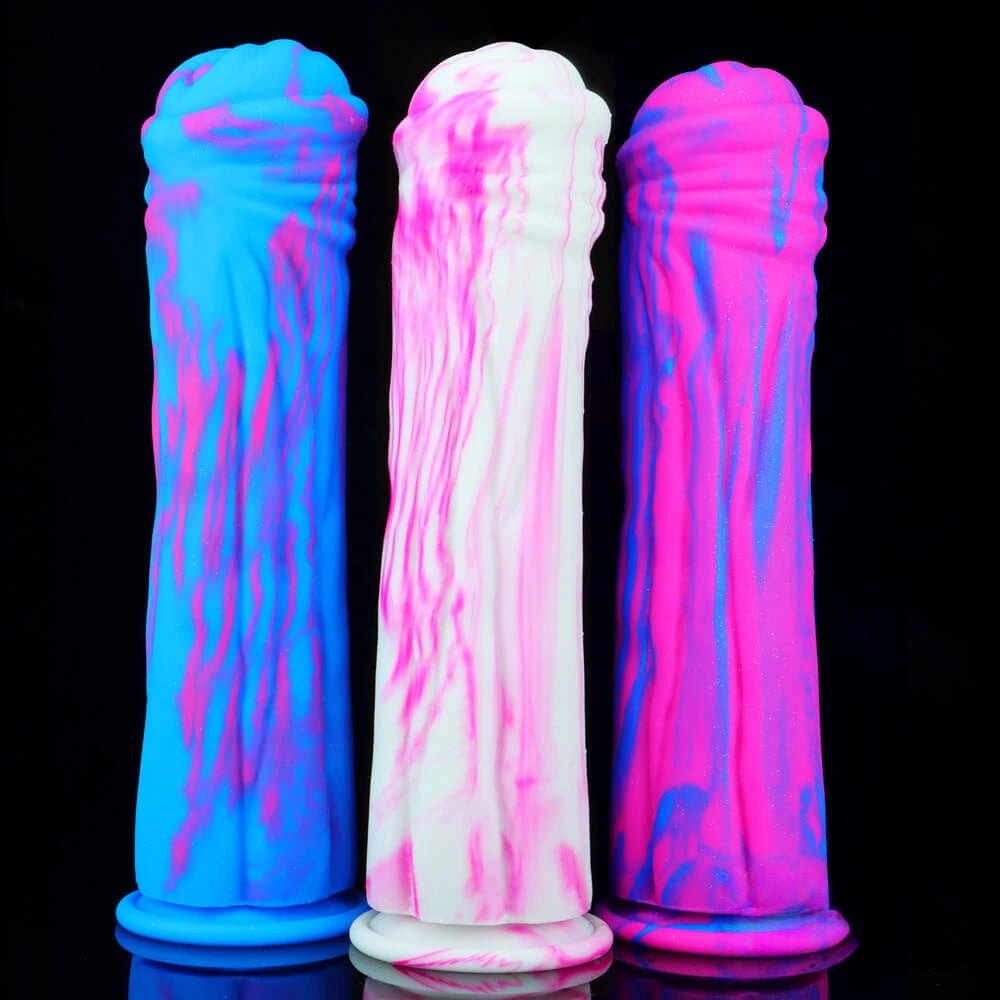 Multicolor Animal-Style Dildo - Thick Horse Dildo 12.8In