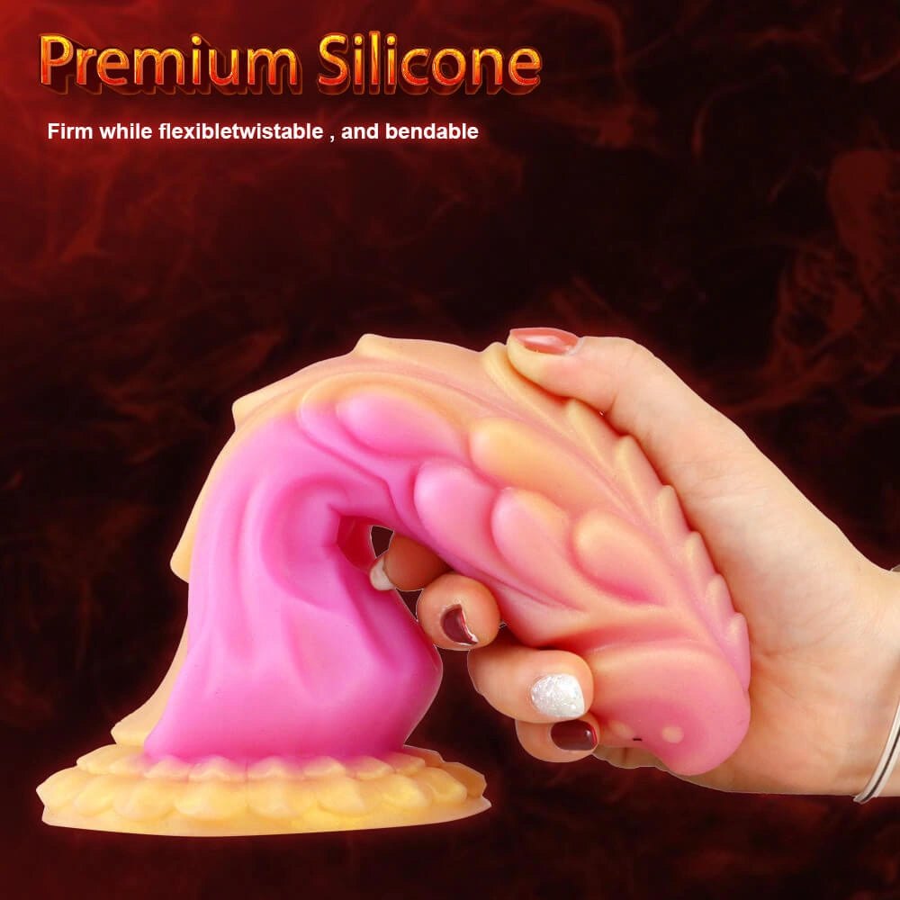 Multicolor Dragon Fantasy Dildo - Fantasy Dildo
