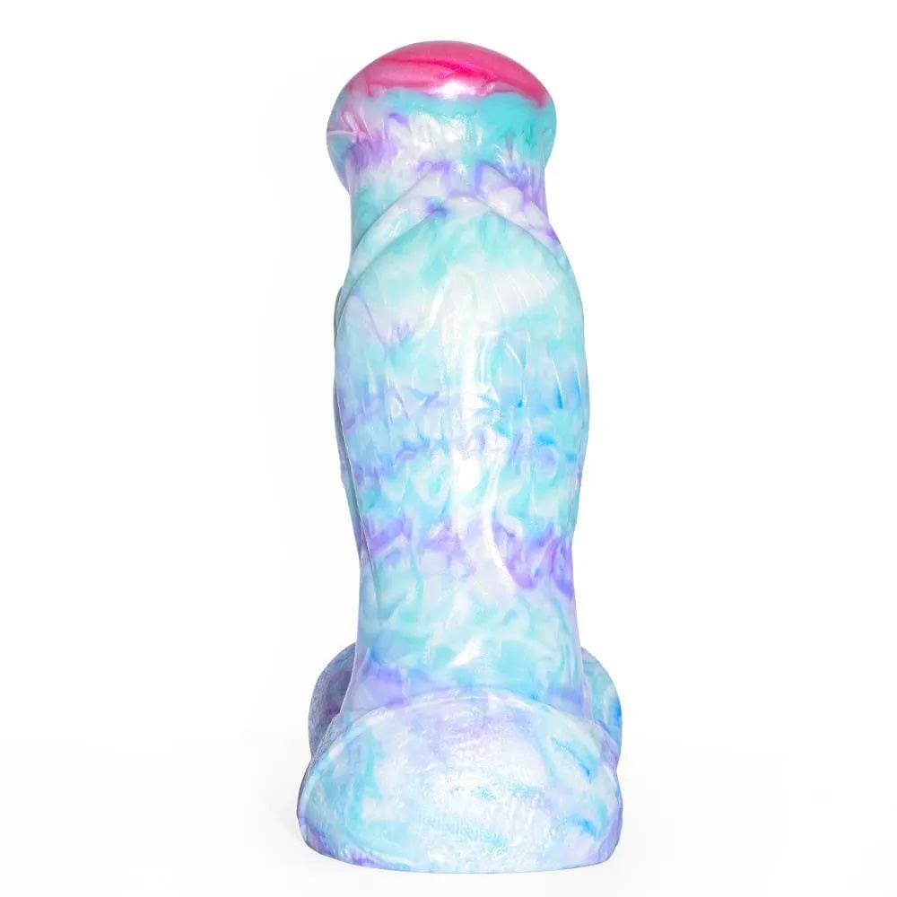 Multicolor Mushroom Head Dildo - Silicone Fantasy Dildo