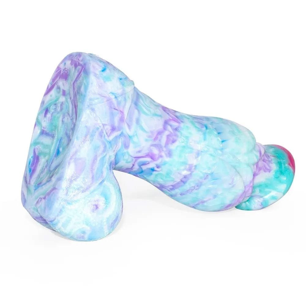 Multicolor Mushroom Head Dildo - Silicone Fantasy Dildo