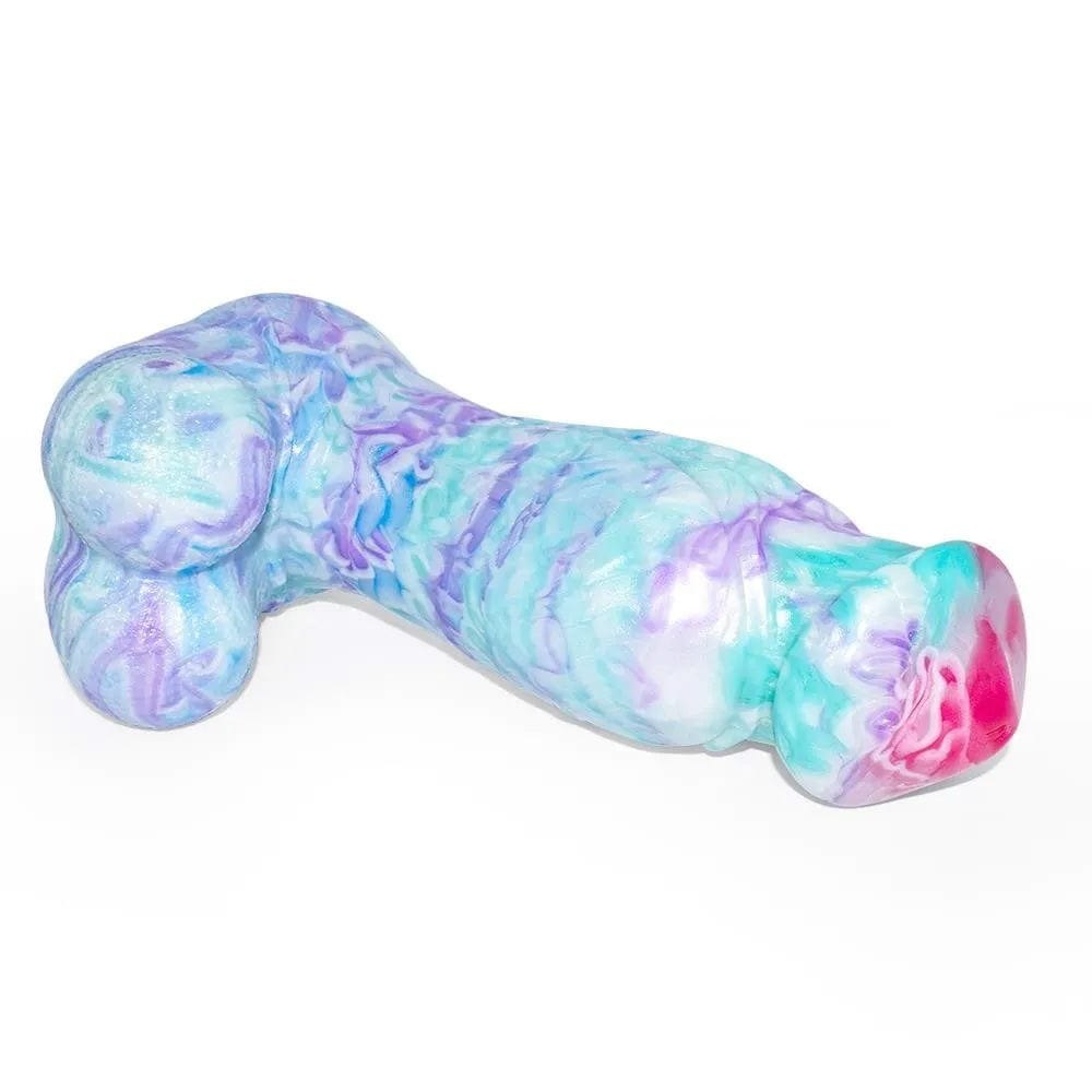 Multicolor Mushroom Head Dildo - Silicone Fantasy Dildo