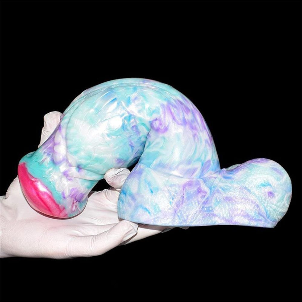 Multicolor Mushroom Head Dildo - Silicone Fantasy Dildo