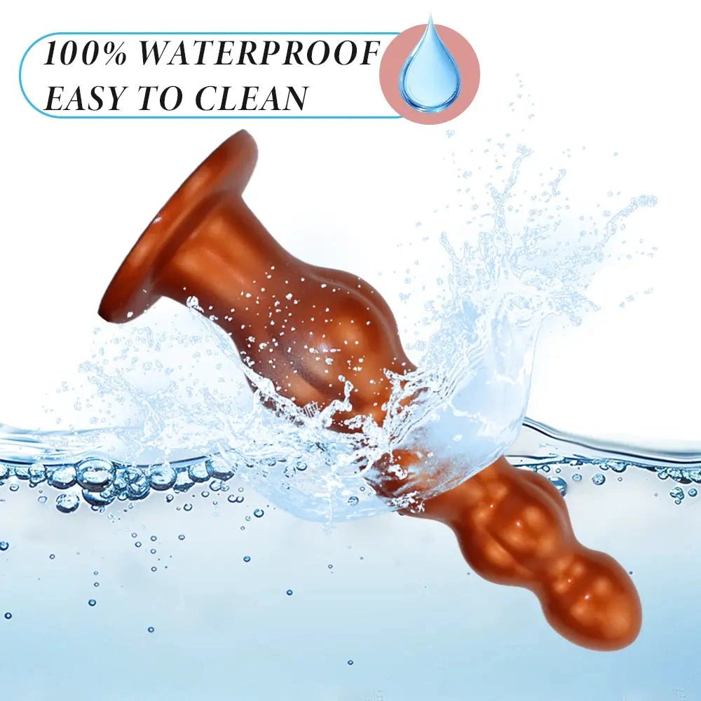 Muscle Shaped Anal Plug - Graduated Silicone Butt Plug