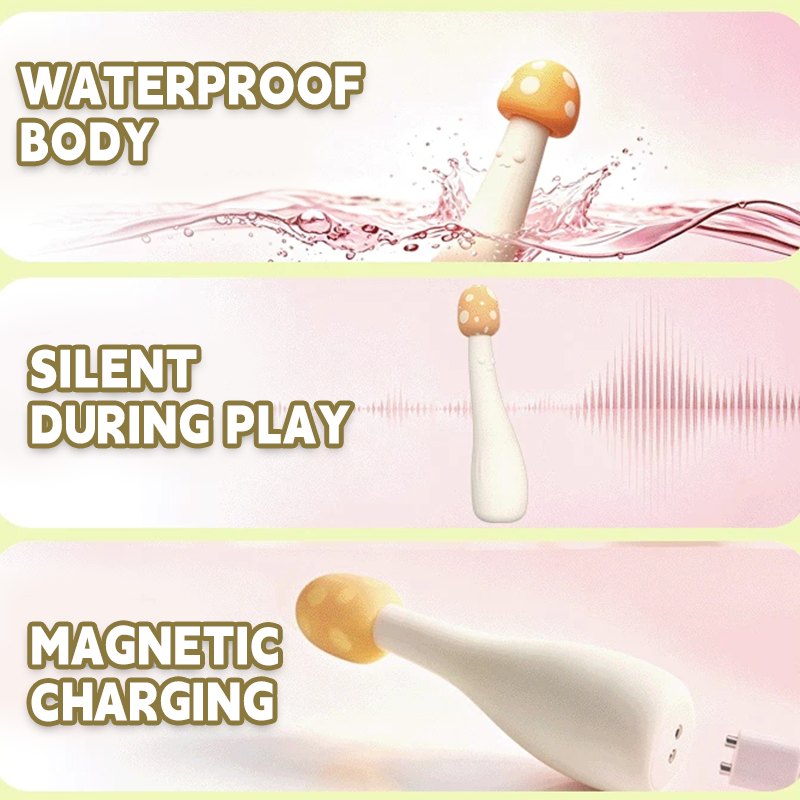 Mushroom & Carrot Vibrator Set - Clitoral G-Spot Stimulator
