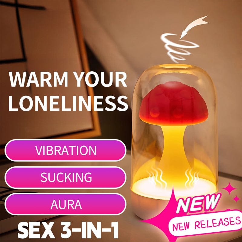 Mushroom Glow Clit Sucker - Clitoral Suction Vibrator