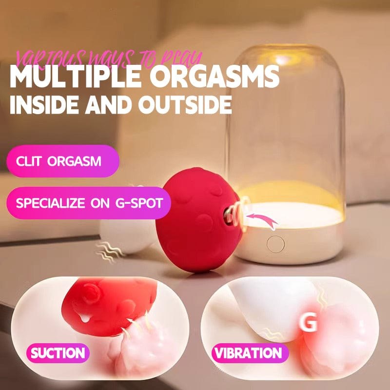 Mushroom Glow Clit Sucker - Clitoral Suction Vibrator