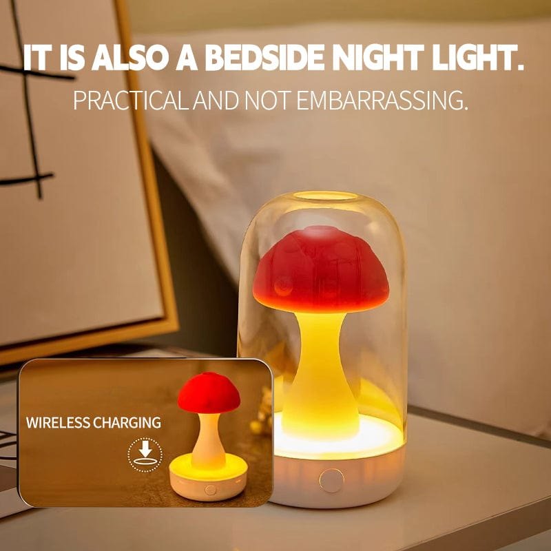 Mushroom Glow Clit Sucker - Clitoral Suction Vibrator