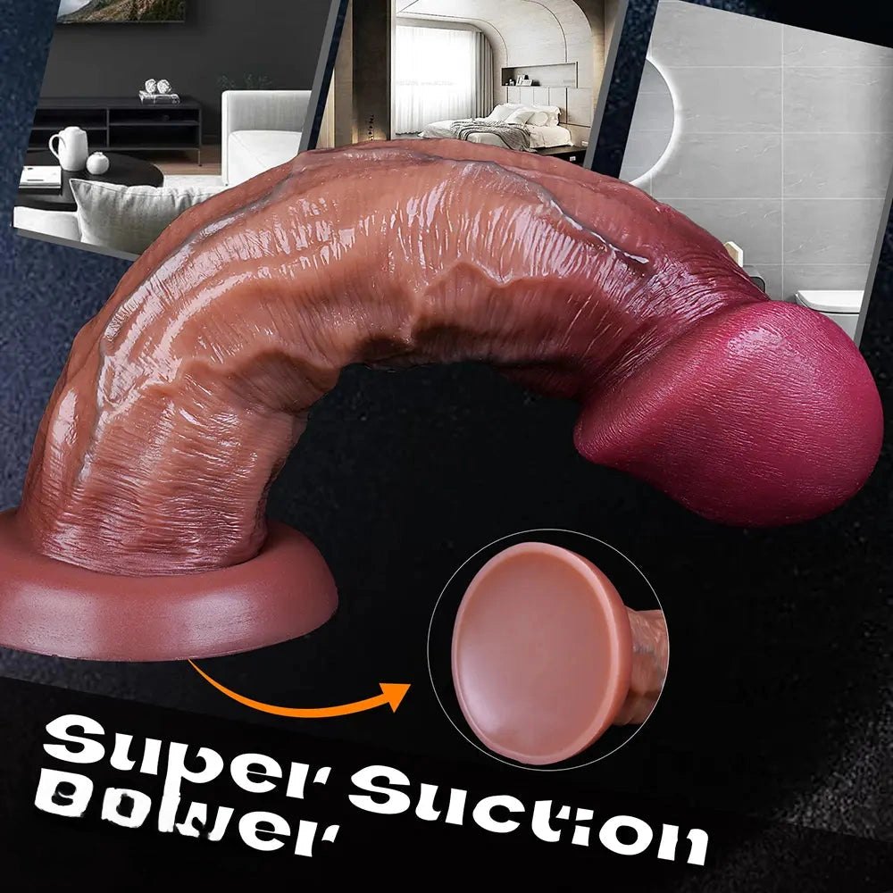 Mushroom Head G-Spot Dildo - Liquid Silicone Dildo