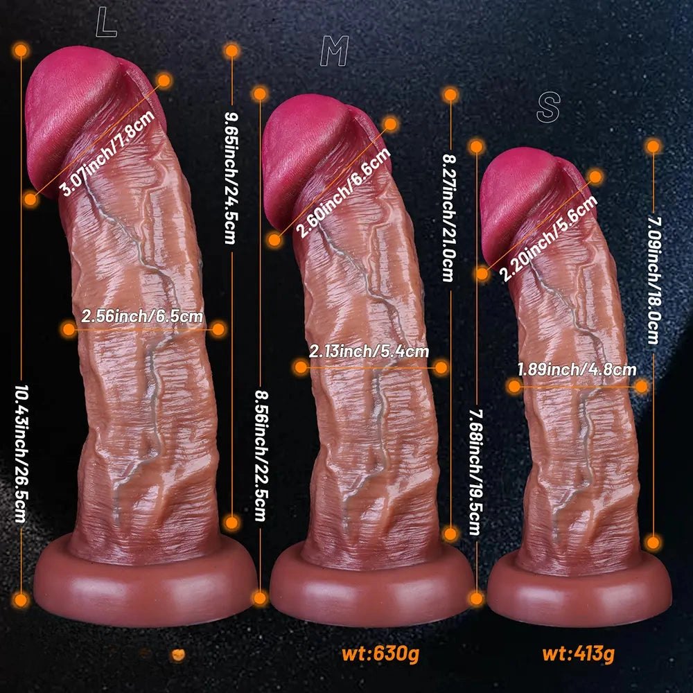 Mushroom Head G-Spot Dildo - Liquid Silicone Dildo