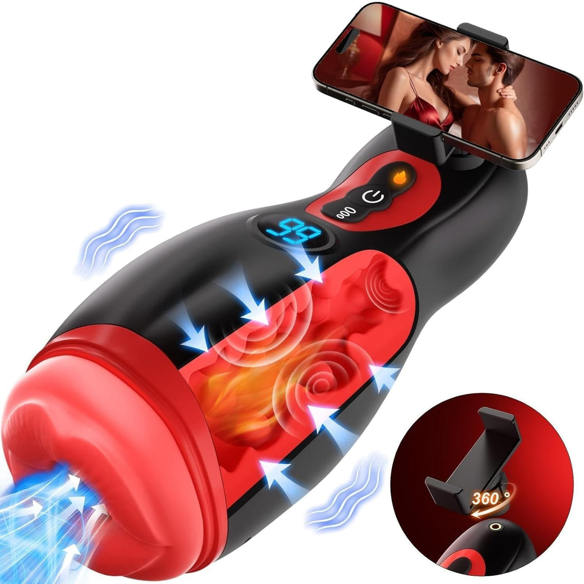 Nebula 9 Stroker with Phone Holder - Male Masturbator
