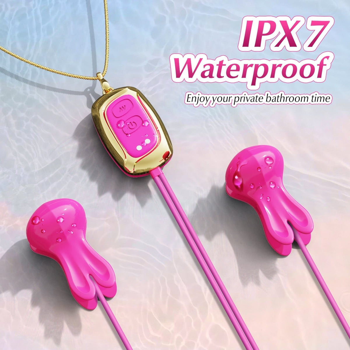 Neck-Hanging Nipple Clamp Vibrator - App-Controlled Nipple Toy
