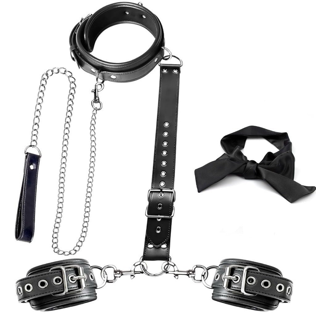 Neck to Wrist Restraint Kit with Chain - Sex Restraints Kit