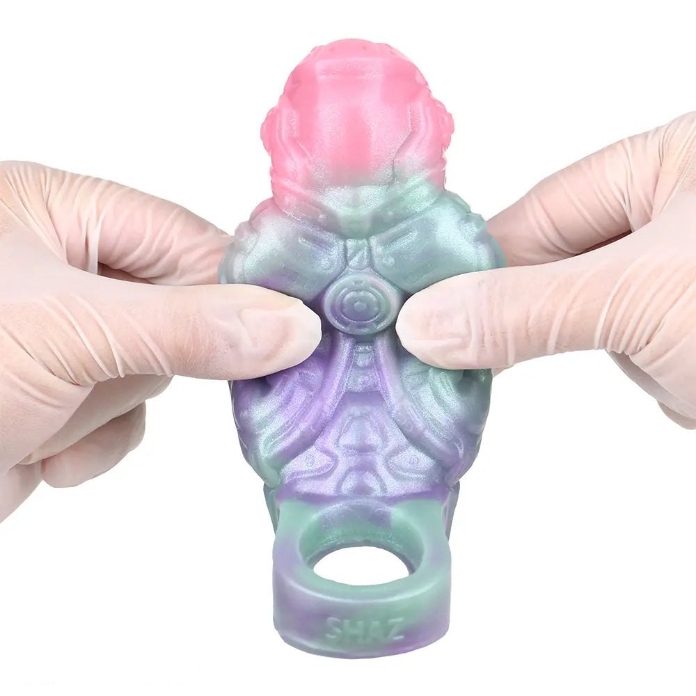Nesting Maw Fantasy Dildo 5 in - Alien Creature Sleeve Dildo