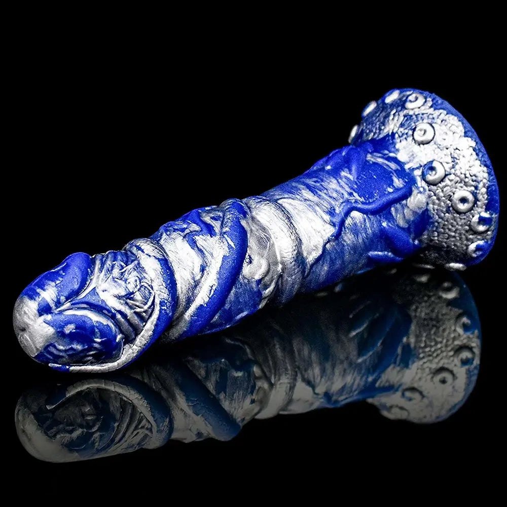 Oceanic Swirl Fantasy Dildo - Silicone Monster Dildo