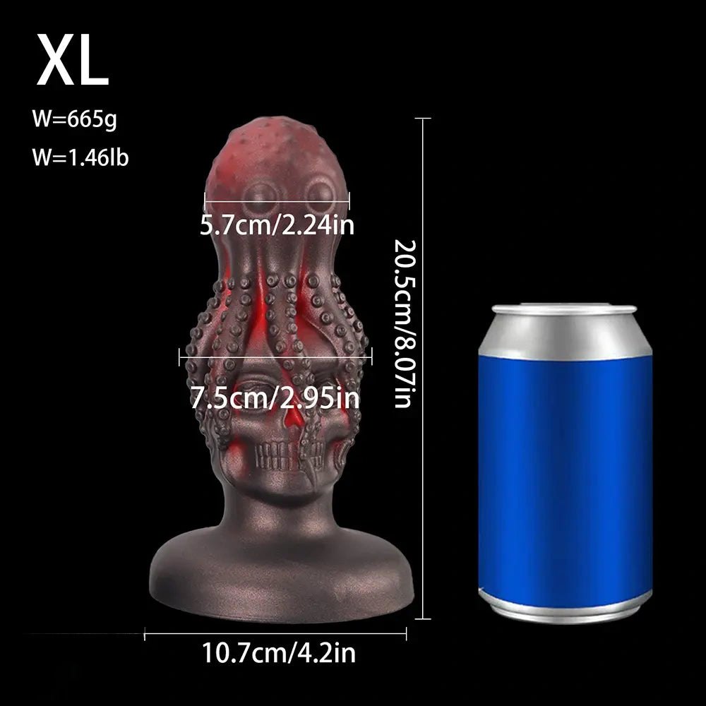 Octopus Skull Fantasy Dildo - Silicone Monster Dildo