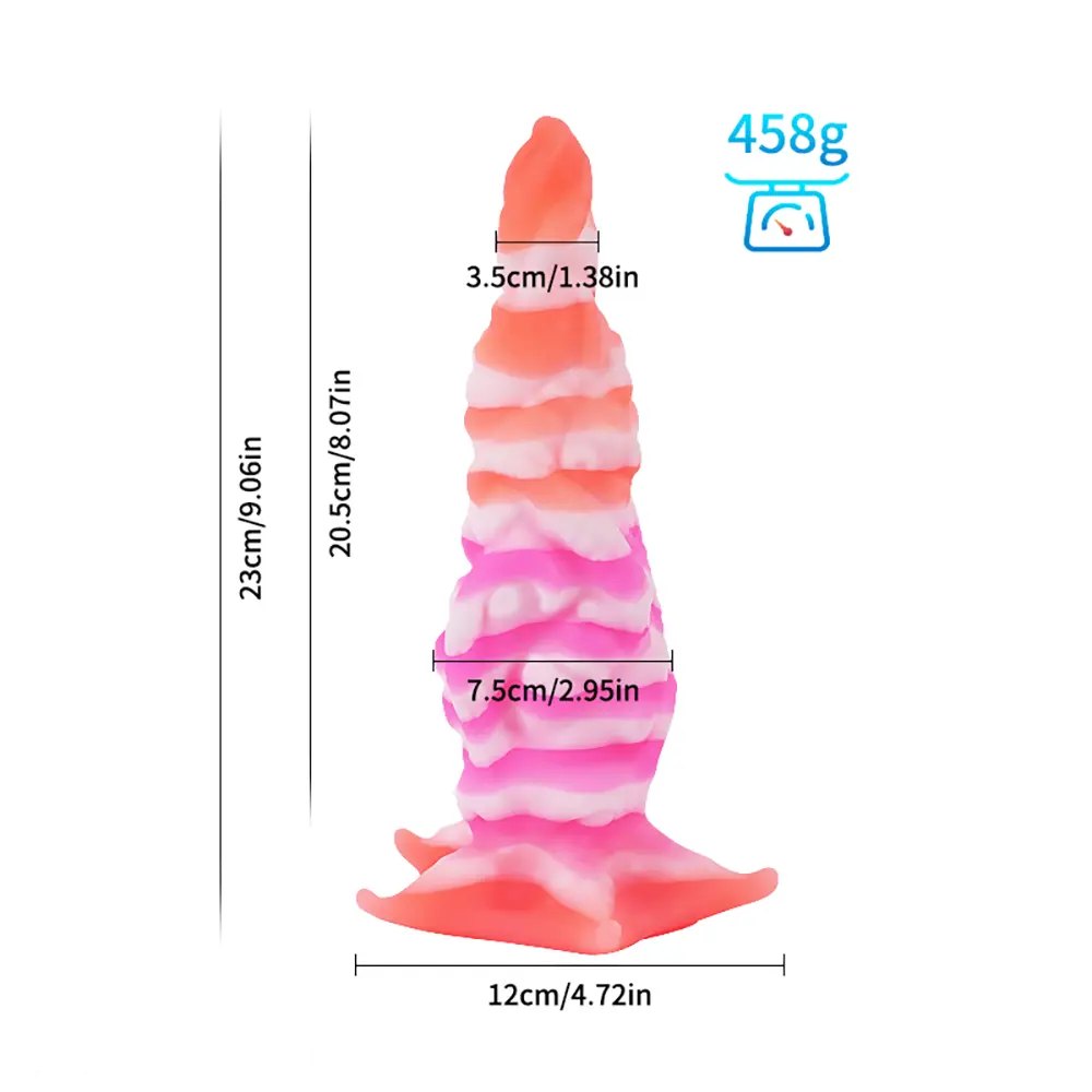 Octopus Tentacle Dildo, 6 Colors - Dragon Dildo Fantasy Toy