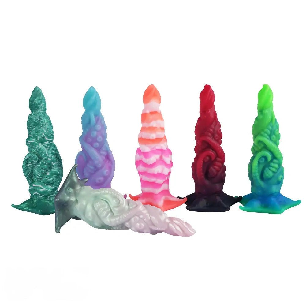 Octopus Tentacle Dildo, 6 Colors - Dragon Dildo Fantasy Toy