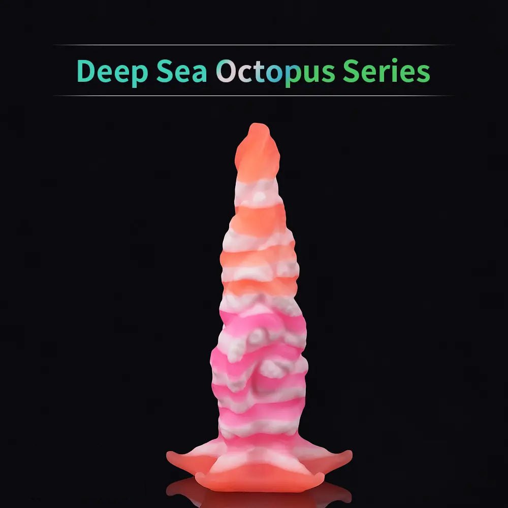 Octopus Tentacle Dildo, 6 Colors - Dragon Dildo Fantasy Toy