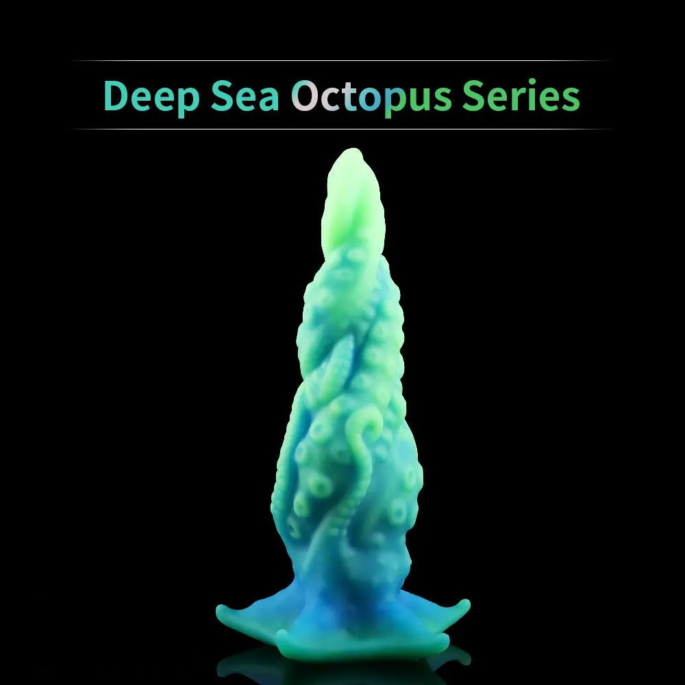 Octopus Tentacle Dildo, 6 Colors - Dragon Dildo Fantasy Toy