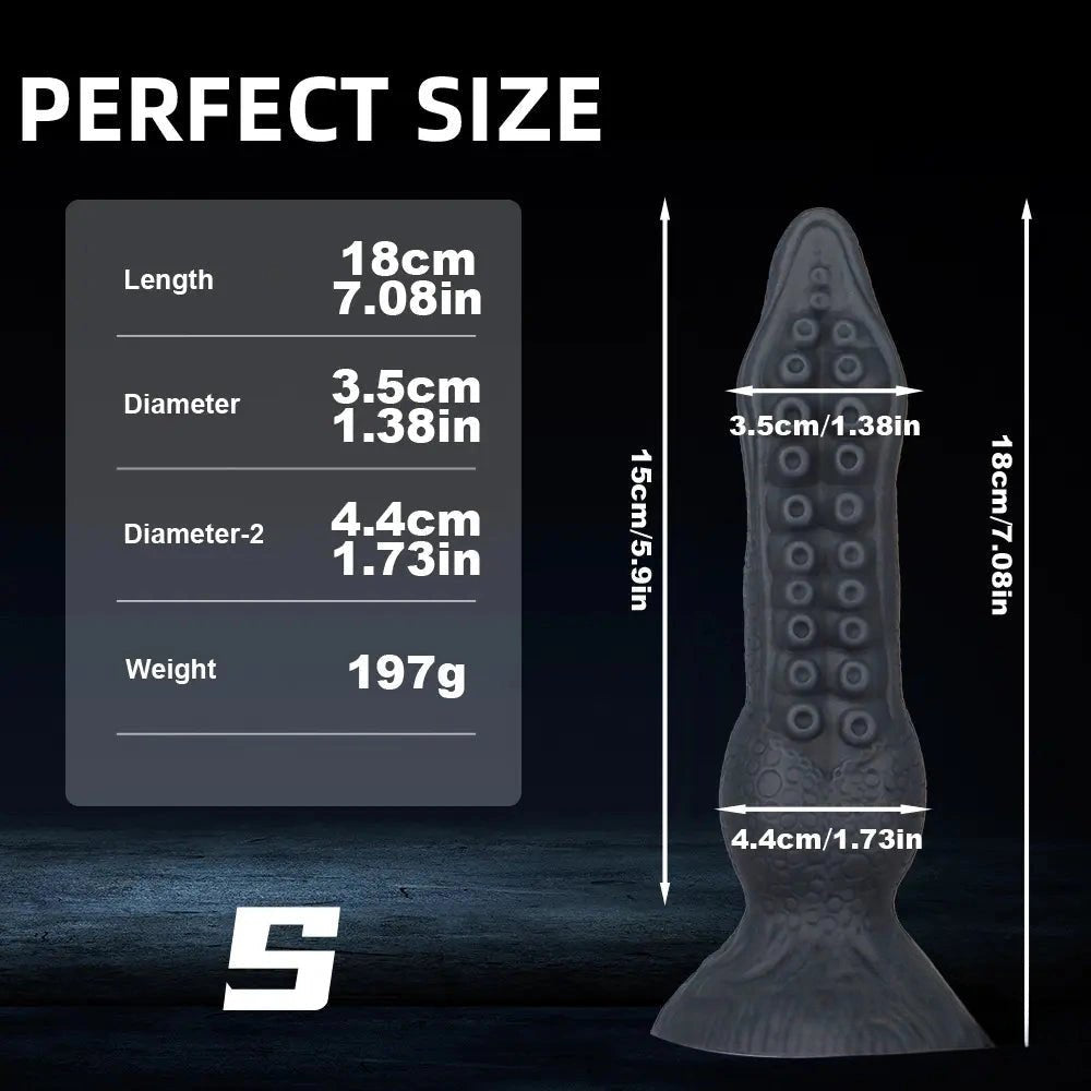 Octopus Tentacle Fantasy Dildo - Silicone Monster Dildo
