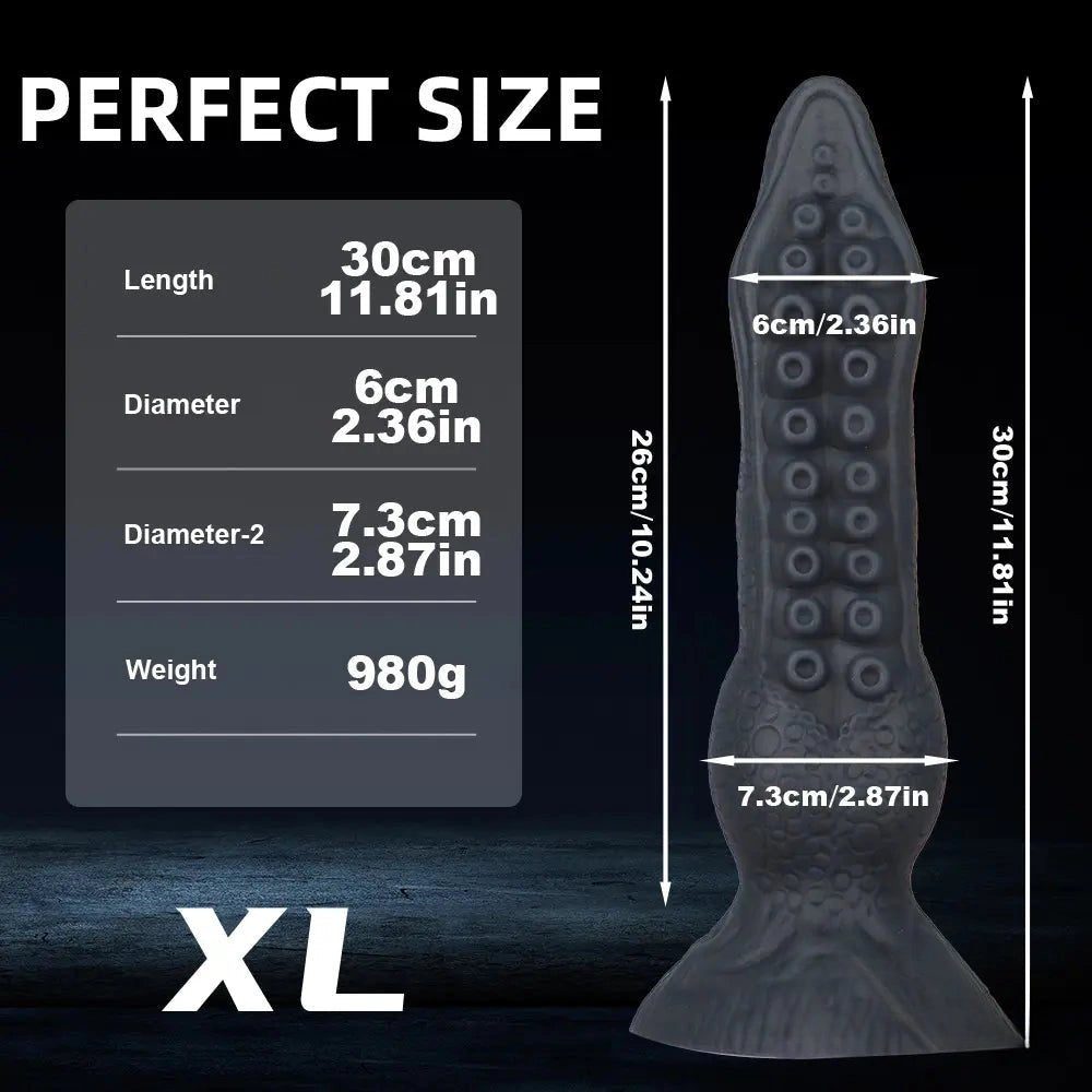 Octopus Tentacle Fantasy Dildo - Silicone Monster Dildo
