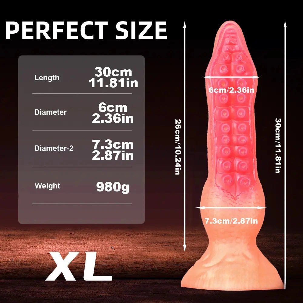 Octopus Tentacle Fantasy Dildo - Silicone Monster Dildo