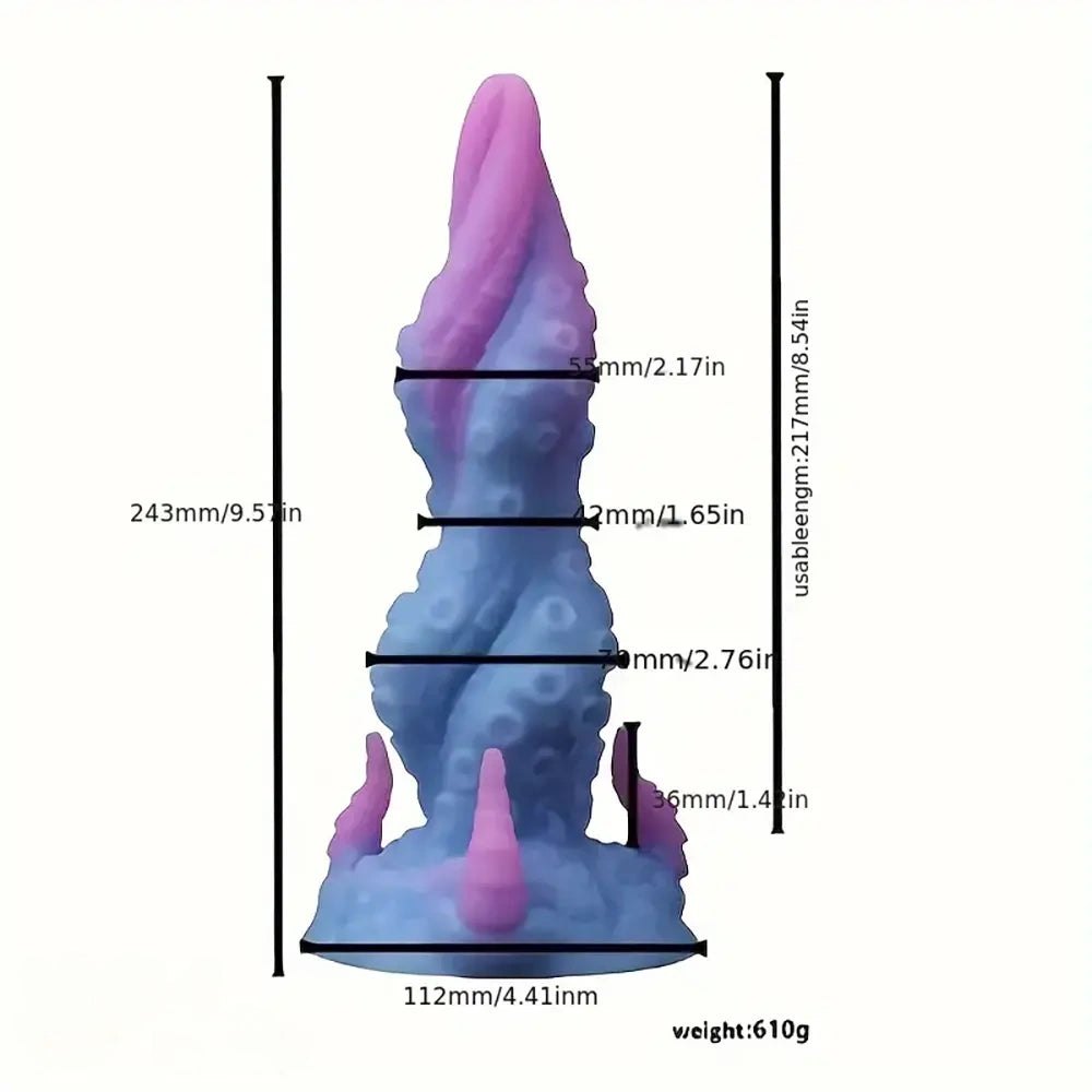 Octopus Tentacle Fantasy Dildo - Dragon Fantasy Dildo