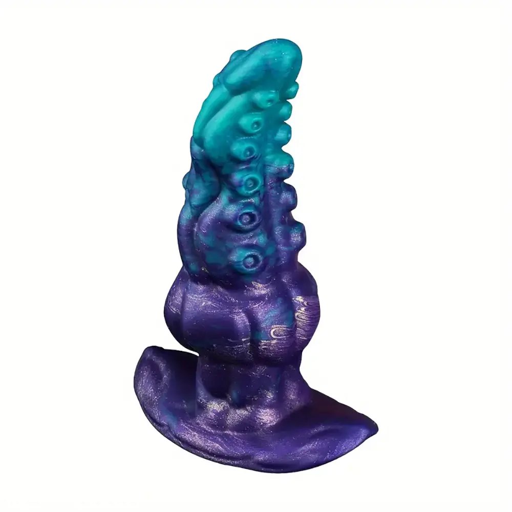 Octopus Tentacle Fantasy Dildo - Colorful Monster Dildo