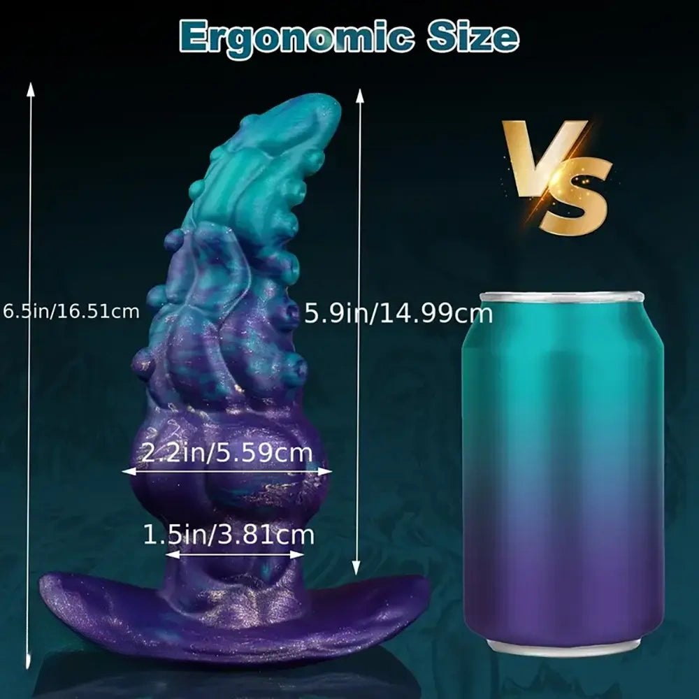 Octopus Tentacle Fantasy Dildo - Colorful Monster Dildo