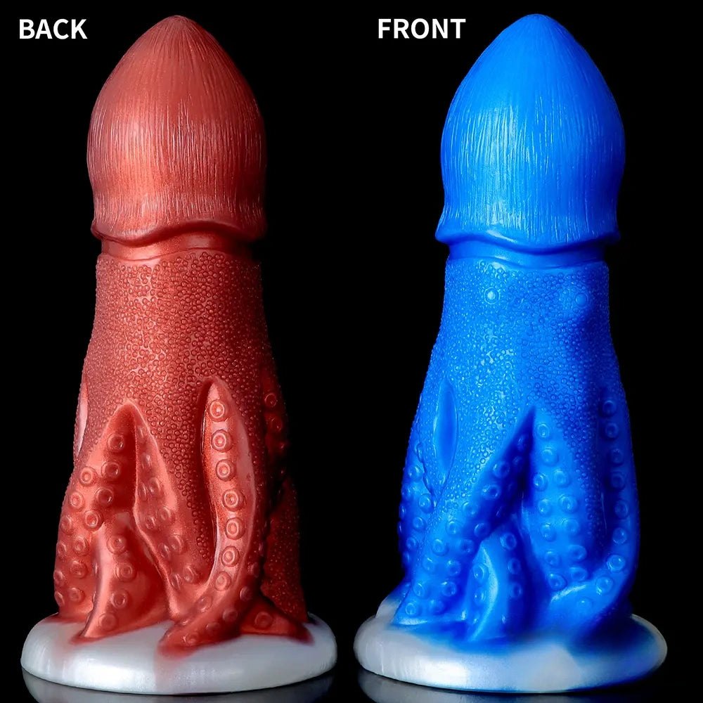 Octopus Tentacle Fantasy Dildo 8 In - Silicone Monster Dildo
