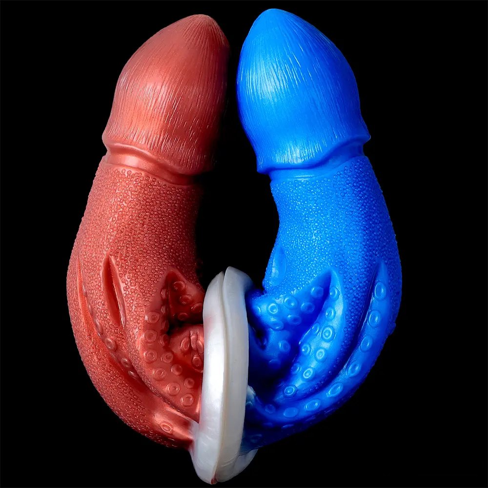 Octopus Tentacle Fantasy Dildo 8 In - Silicone Monster Dildo