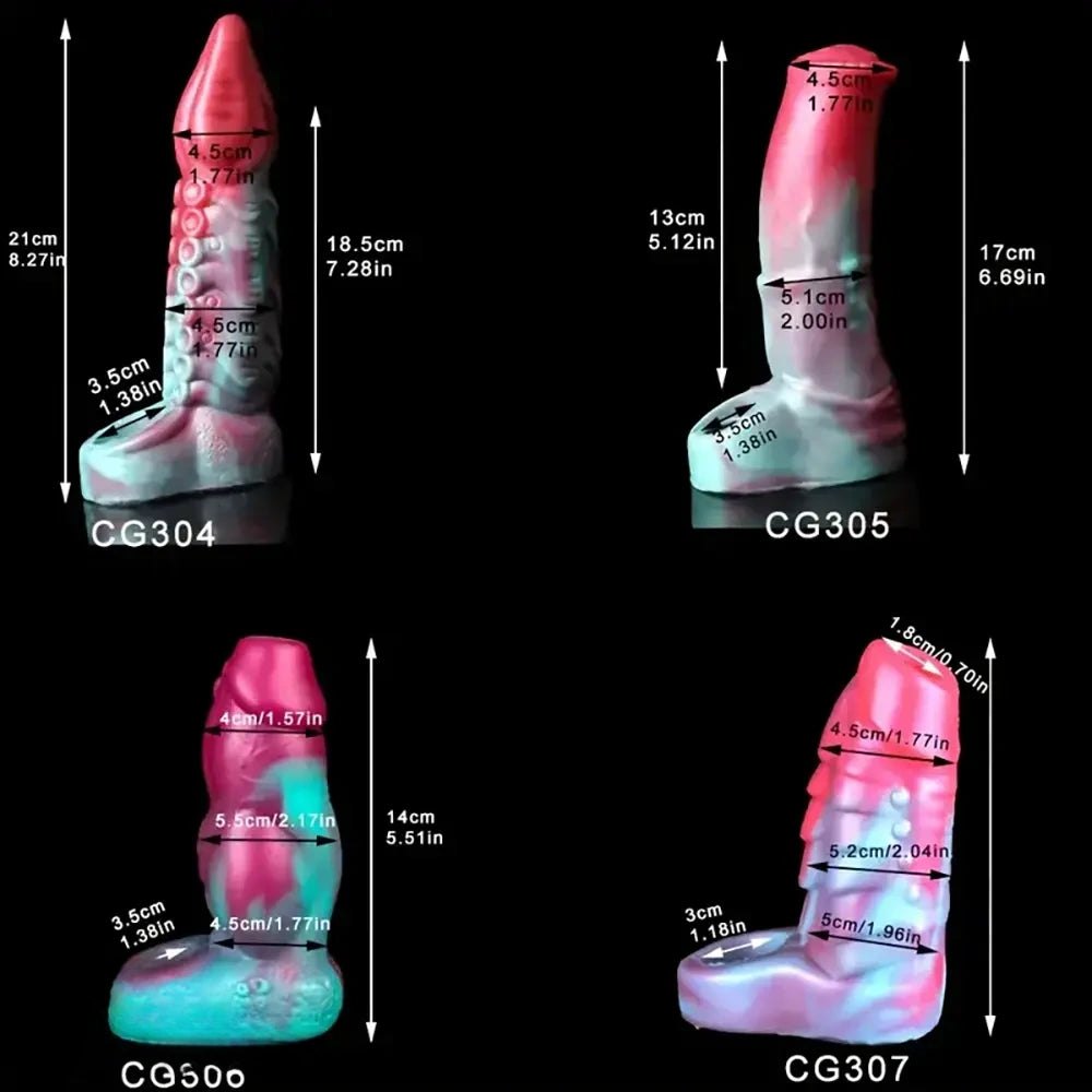 Octopus Tentacle Fantasy Sleeve - Silicone Monster Dildo