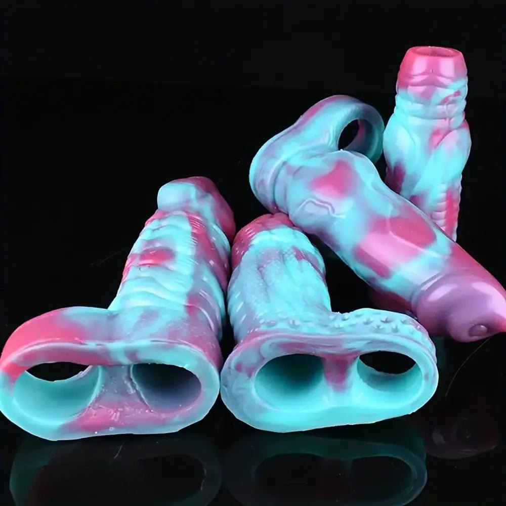 Octopus Tentacle Fantasy Sleeve - Silicone Monster Dildo