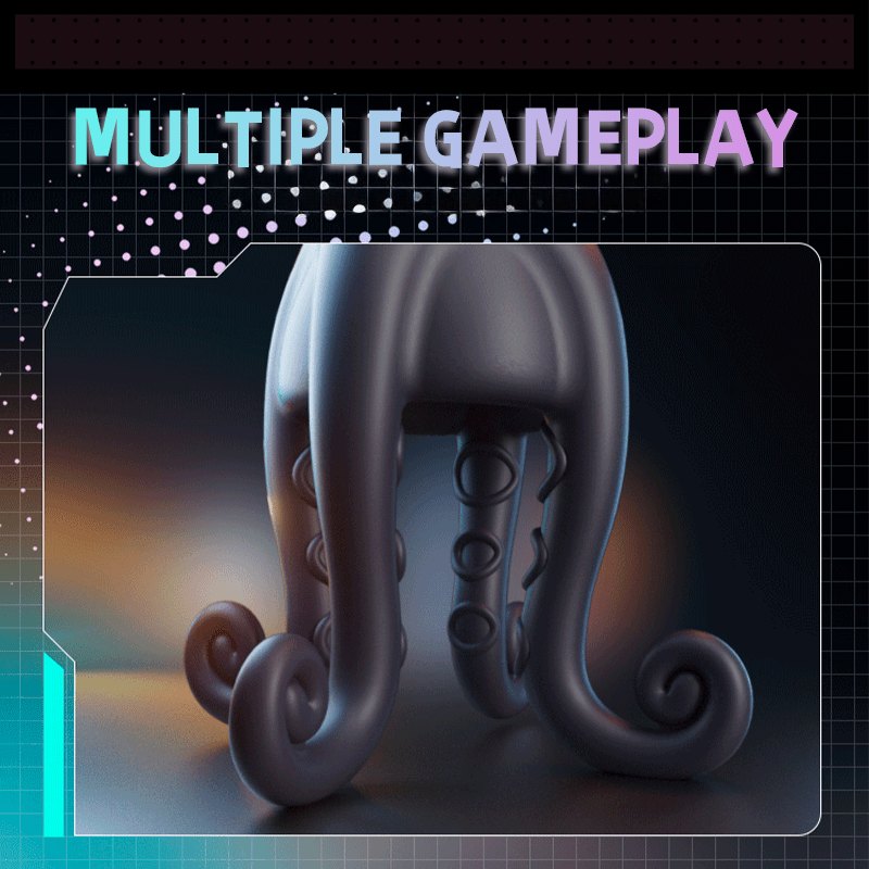 Octopus Tentacle Male Masturbator - Vibrating Stroker Toy