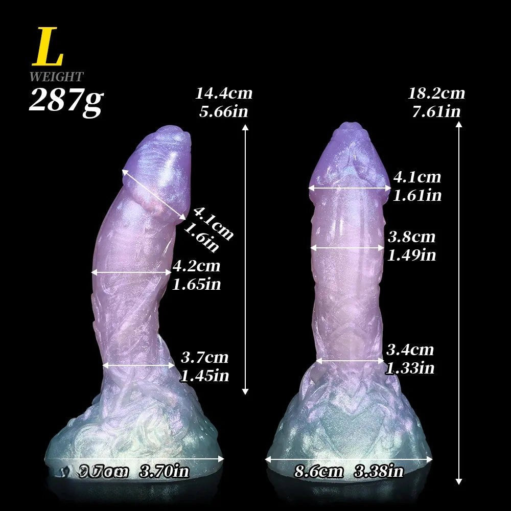Octopus Tentacle Pendant Dildo - Silicone Fantasy Monster Dildo