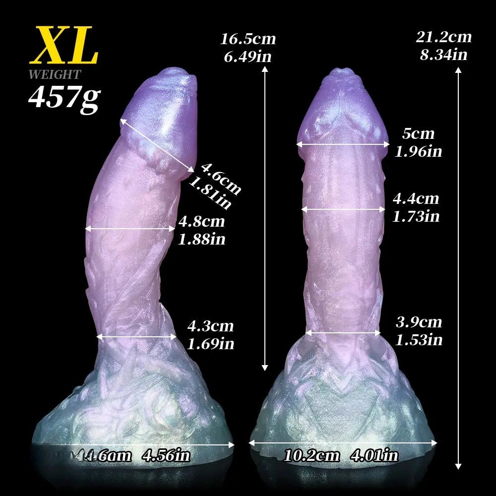 Octopus Tentacle Pendant Dildo - Silicone Fantasy Monster Dildo