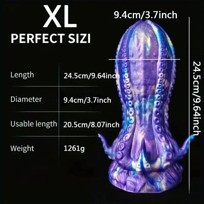 Octopus Tentacle Fantasy Dildo - Silicone Novelty Dildo