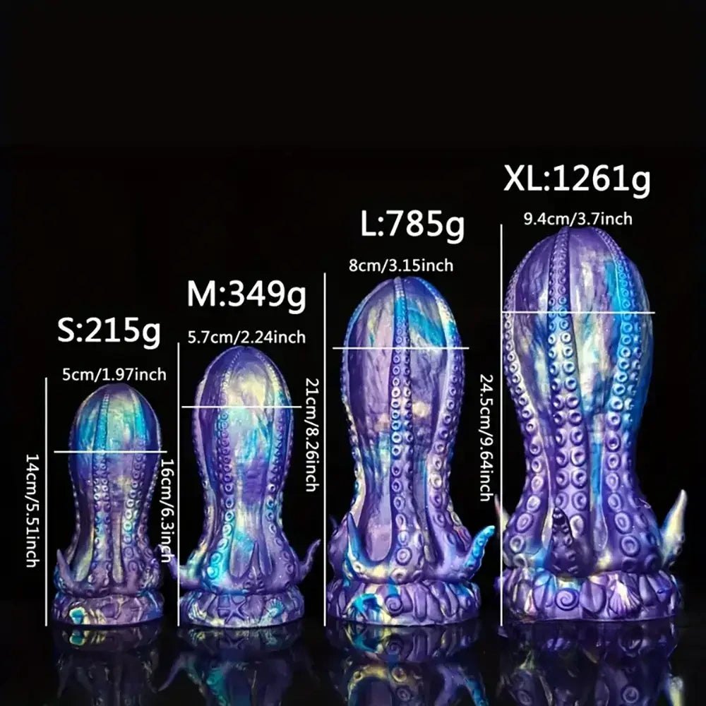 Octopus Tentacle Fantasy Dildo - Silicone Novelty Dildo
