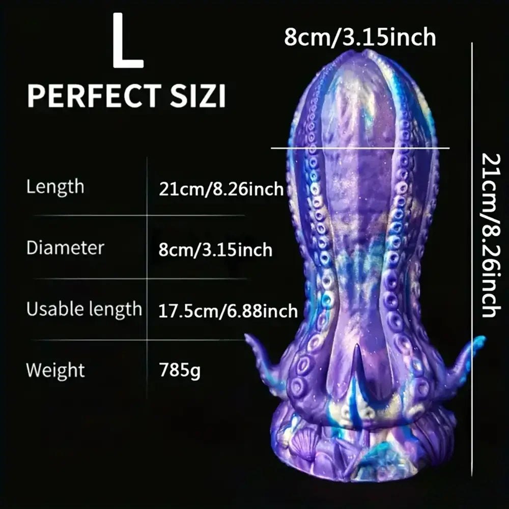Octopus Tentacle Fantasy Dildo - Silicone Novelty Dildo